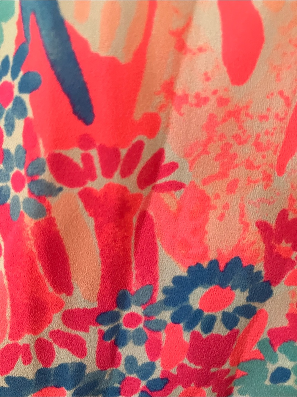Lilly Pultzer Pascha Pink Aquadesica Elora Ruffle Shoulder Blouse - Picture 9 of 14